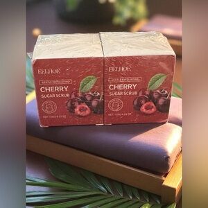 Cherry Sugar Scrub 2 Jars 4.23 oz Each Jar